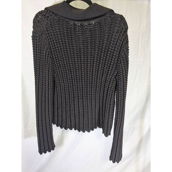 Future Collective with Jenee Naylor Braided Button-Front Cardigan  Women's Large - Picture 4 of 5